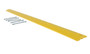 Vestil Plastic Speed Bump Heavy Duty Asphalt Hardware - 106 In. x 10 In. x 2 In. - Yellow