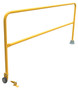 Vestil Steel Dock Safety Swing Gate - 9 Ft. Length - Yellow