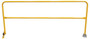 Vestil Steel Dock Safety Swing Gate - 9 Ft. Length - Yellow