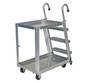 Vestil Aluminum Stock Picker with Steel Ladder - 40 In. x 21-7/8 In. x 50-3/16 In. 660 lb