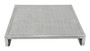 Vestil Galvanized Steel Solid Deck Pallet - 39-1/2 In. x 47 In. x 5-7/8 In. 4,000 lb Floor - Gray