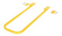 Vestil Steel Retro Fit Handrail Kit For - 1 Step Poly Step Stool Models - Yellow