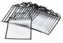 Vestil Vinyl Shop Ticket Holder Hanging Strap - 15 Pack 14-1/16 In. x 10-1/2 In. x 1/16 In. - Clear