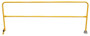 Vestil Steel Dock Safety Swing Gate - 10 Ft. Length - Yellow