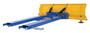 Vestil Steel Fork Mount Snow Plow - 72 In. Blade - Blue/Yellow