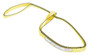 Vestil Polyester Lifting Web Sling - 1 In. x 4 Ft. - Yellow