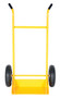 Vestil Steel Site Cart/Truck On Foam Filled Tires - 22-13/16 In. x 34-1/2 In. x 57-9/16 In. 600 lb - Yellow