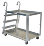 Vestil Aluminum Stock Picker with Steel Ladder - 52 In. x 27-7/8 In. x 50-3/16 In. 660 lb