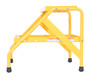 Vestil Aluminum 2 Step Knock Down Stand - 500 lb - Yellow