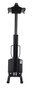Vestil Steel Narrow Mast Stacker DC Powered - 118 In. Raised Height Fixed Forks 45-1/4 In. Fork Length 1,500 lb - Yellow