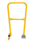 Vestil Steel Dock Safety Swing Gate - 2 Ft. Length - Yellow