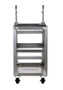 Vestil Aluminum Stock Picker with Steel Ladder - 40 In. x 21-7/8 In. x 50-3/16 In. 1000 lb
