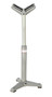 Vestil Steel V Roller Stand - 33 In. to 43 In. Raised Height 1,760 lb - Gray