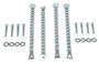 Vestil Steel Heavy Duty Asphalt Anchor Kit - Silver