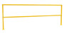 Vestil Steel Square Safety Handrail - 122-1/2 In. x 4 In. x 42 In. - Yellow