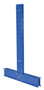 Vestil Steel Standard Cantilever Double Upright - 8 Ft. Height 36 In. Arm Use Length 5,500 lb - Blue