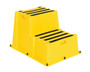 Vestil Polyethylene Nestable - 2 Step 500 lb - Yellow