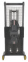 Vestil Steel Vertical Roll Gripper/Rotator - 72 In. Raised Height 800 lb - Black/Yellow