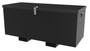Vestil Steel Tread Plate Toolbox with Fork Pockets - 24 In. x 36 In. 3,000 lb - Black