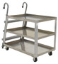 Vestil Aluminum Stock Picker with Steel Ladder - 52 In. x 27-7/8 In. x 50-3/16 In. 1000 lb