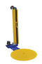 Vestil Steel Stretch Wrap Power Mast Chain Guard - Yellow