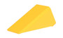 Vestil Steel Wheel Chock - 9 In. x 4 In. x 3-3/4 In. - Yellow