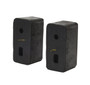 Vestil Rubber Trailer Crane Bumper - 6 In. x 3 In. x 3-3/16 In. 2 Pack - Black