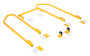 Vestil All Options Kit For - 2 Step Poly Step Stool Models - Yellow