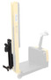 Vestil Steel Counter Balanced Power Lift Single Drum Gripper Attachment - 550 lb - Black