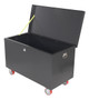 Vestil Steel Tread Plate Toolbox with Casters - 24 In. x 48 In. 3,000 lb - Black