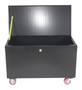 Vestil Steel Tread Plate Toolbox with Casters - 24 In. x 48 In. 3,000 lb - Black