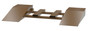 Vestil Steel Wheel Risers With Pick-Up Loop - 60 In. x 24 In. x 10-1/4 In. 40,000 lb - Brown