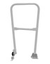 Vestil Steel Dock Safety Swing Gate - 2 Ft. Length - Silver