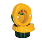 Vestil Plastic Fingertip Stretch Wrap Dispenser - Yellow/Green
