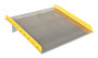 Vestil Aluminum Dock Board Steel Curb - 60 In. x 60 In. 15,000 lb - Silver