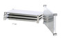 Vestil Stainless Steel Shelving Kit - 36 In. x 18 In. 600 lb Brushed - Silver