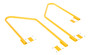 Vestil Steel Retro Fit Handrail Kit For - 3 Step Poly Step Stool Models - Yellow