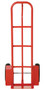 Vestil Steel P-Handle Truck with Pneumatic Wheels - 600 lb - Red
