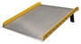 Vestil Aluminum Dock Board Steel Curb - 60 In. x 72 In. 15,000 lb - Silver