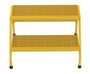 Vestil Aluminum 2 Step Wide Stand - 500 lb - Yellow