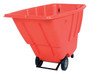 Vestil Plastic Light Duty Tilt Truck - 1/2 Cubic Yard 450 lb - Red