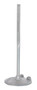 Vestil Steel Sign Stand with Wheels - 16.75 x 17.38 x 48 - Silver