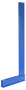 Vestil Steel Standard Duty Cantilever Single Sided Upright - 8 Ft x 24 In. Arm - Blue