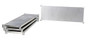 Vestil Stainless Steel Shelving Kit - 48 In. x 18 In. 600 lb Brushed - Silver
