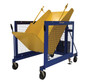 Vestil Steel Universal DC Powered Trash Can Dumper - 48 In. Maximum Dump Height Blue / - Yellow