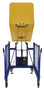 Vestil Steel Universal DC Powered Trash Can Dumper - 48 In. Maximum Dump Height Blue / - Yellow