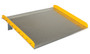 Vestil Aluminum Dock Board Steel Curb - 72 In. x 60 In. 15,000 lb - Silver