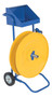 Vestil Steel Heavy Duty Strapping Cart - 22-5/16 In. x 25 In. x 41-5/16 In. Blue / - Yellow
