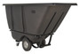 Vestil Plastic Medium Duty Tilt Truck - 1/2 Cubic Yard 850 lb - Black