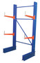 Vestil Steel Standard Duty Cantilever Single Sided Upright - 8 Ft x 30 In. To 36 In. Arm Blue Set